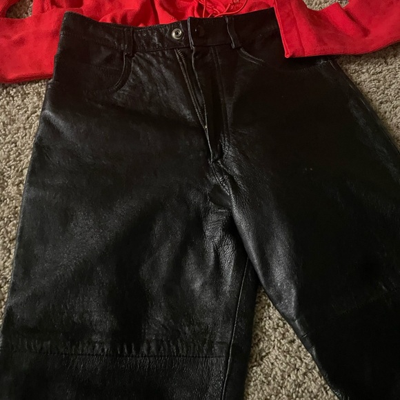 💥Vintage Leather/Maurice Sassoon💥Women’s pants - Picture 7 of 8